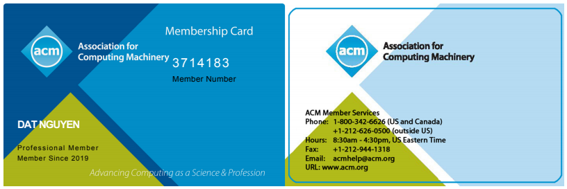 ACM Membership